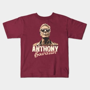 Anthony Bourdain Vintage Style Kids T-Shirt